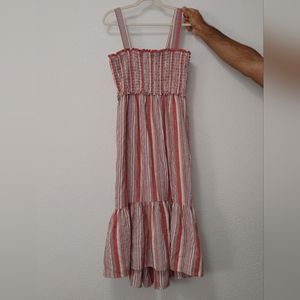 Linen Blend Sun Dress